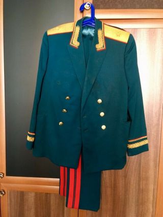 Soviet General Major Ussr Army Parade Uniform Tunic Pants Rare