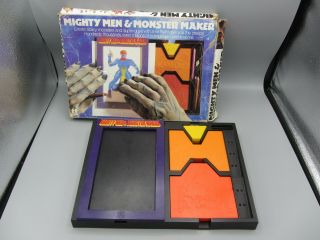 Vintage Tomy Mighty Men & Monsters Maker Art Drawing Kit - 2520 Complete Plates