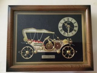Vintage 1910 Touring Car Clock By Linden