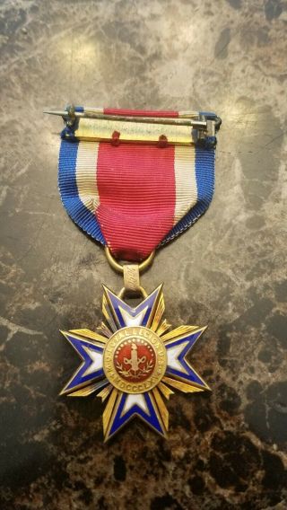 MILITARY ORDER OF THE LOYAL LEGION MEDAL (MOLLUS) 10604 CPT ILLINOIS INF 2