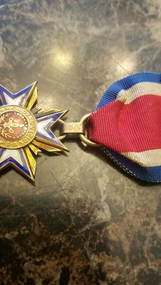 MILITARY ORDER OF THE LOYAL LEGION MEDAL (MOLLUS) 10604 CPT ILLINOIS INF 3