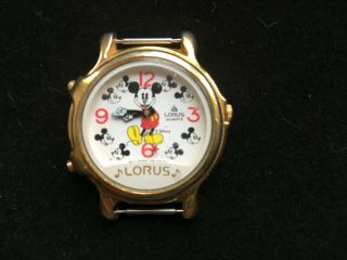 Vintage Lorus Musical Mickey Mouse Watch V422 - 0010.  Watch But Music Doesnt