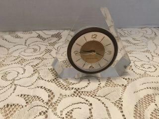 Vintage Westclox Mechanical Alarm Clock – Made In Germany Triangular Shaped