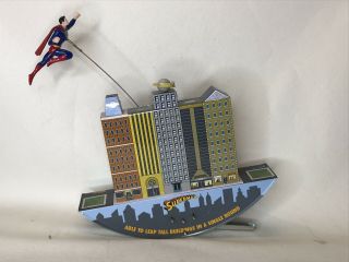 Superman Leaping Tall Buildings Wind Up Collectors Series By Schylling Tin Toys