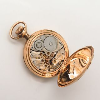 3 - Tone Gold Filled Antique Victorian South Bend 17 Jewels Pocket Watch 6
