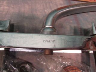 Vintage Crane NOS Faucet Part Repair plumbing 8 inch compeer 8 - 4704A 2