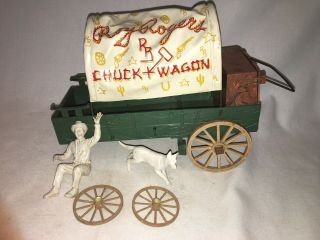 Vintage Roy Rogers Chuck Wagon Ideal Toy Corp Parts