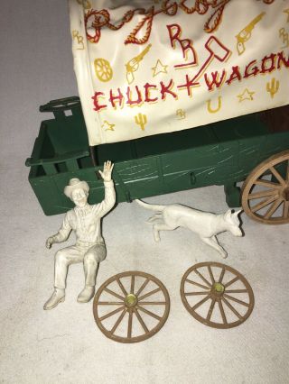 Vintage Roy Rogers Chuck Wagon Ideal Toy Corp Parts 2