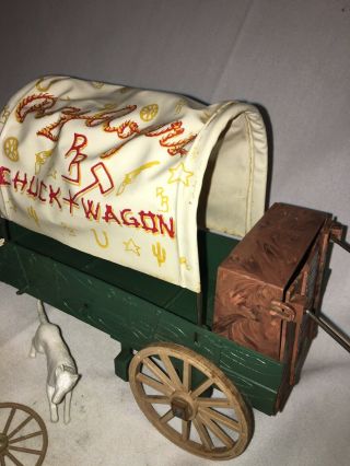 Vintage Roy Rogers Chuck Wagon Ideal Toy Corp Parts 4