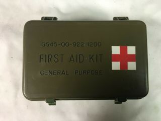 Us Military General Purpose First Aid Kit.  6545 - 00922 - 1200
