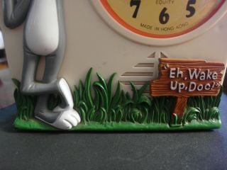 Vintage Bugs Bunny Talking Alarm Clock 1974 6