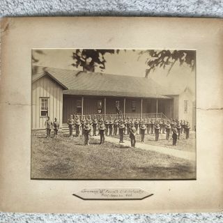 Company G,  4th U.  S.  Infantry,  Fort Omaha,  Neb.  Photograph,  Ca.  1885 - 1895