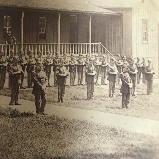 Company G,  4th U.  S.  Infantry,  Fort Omaha,  Neb.  Photograph,  Ca.  1885 - 1895 4