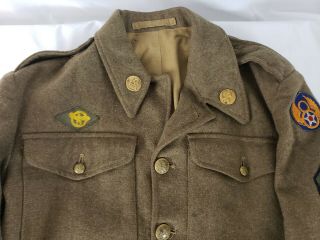 8th Air Force ETO Jacket WWII Modified Buttons WW2 RARE 2