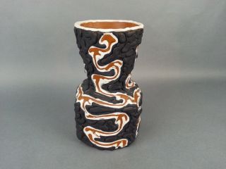 Vintage Kiraly Ceramic Vase Mid Century Modern 3