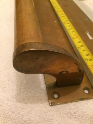 vintage brass door pull handles. 2