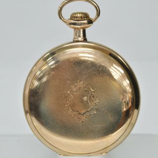 South Bend 217 16 Size 17 Jewels Open Face Pocket Watch 20 Years Fahys Case 2