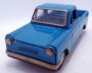 small Pick up Truck made in JAPAN - vintage friction tin toy 5