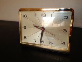 Vintage Mid Century Ge Telechron Alarm Clock