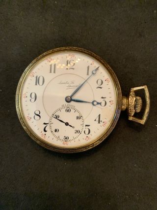 Vintage Santa Fe Special Pocket Watch 21 Jewels