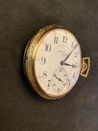 Vintage Santa Fe Special Pocket Watch 21 Jewels 2