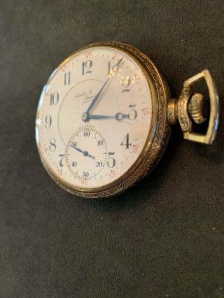 Vintage Santa Fe Special Pocket Watch 21 Jewels 3