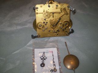 Antique Vintage Mauthe Germany Westminster Chime Mantel Clock Movement