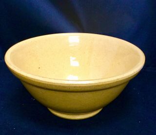 Rare 1920s Antique Art Deco Pacific Pottery Ca Yellow Ware Mixing Bowl 18?