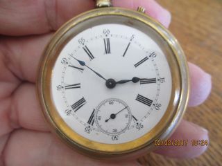 Centennial C & B Pocket Watch 1876 Running - Second Hand - Finger Set