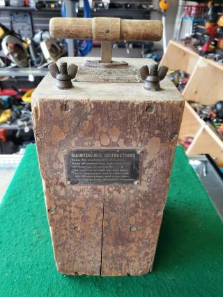 Antique Collectible Dupont Blasting Box / Detonator / Blasting Machine 50