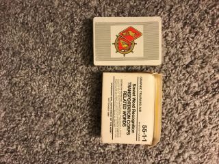 soviet word recognition transportation corps playing cards 2