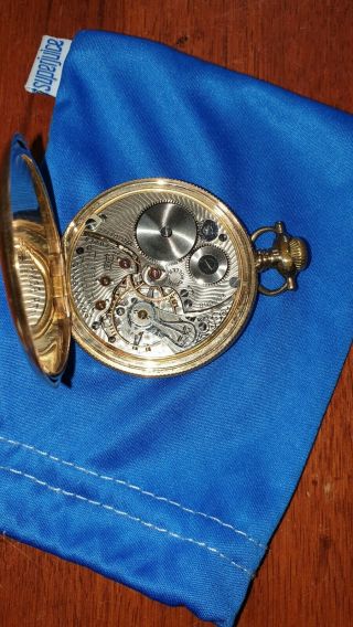 South bend pocket watch 17 jewels Adjusted perfectly.  Gold case. 2