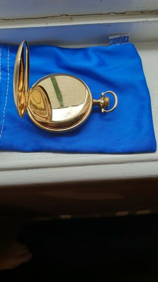 South bend pocket watch 17 jewels Adjusted perfectly.  Gold case. 4