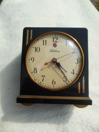 Vintage Telechron Model 3f51 Electric Alarm Clock " Duke "