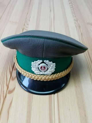 Authentic Ddr East German Volkspolizei Police Officer Uniform Cap Hat - Nr 6181