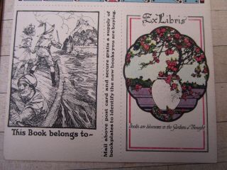 Antique Globe Wernicke Bookcase Postcard Advertising Craftsman & Mission 5