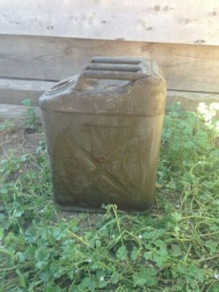 Vintage 5 Gallon Jerry Can Gas Fuel Diesel Oil