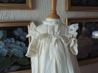 Vintage Silk Baby Christening Gown