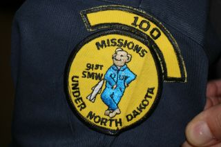 USAF US Air Force 741 Missile Squadron Combat Crew Uniform Shirt w/ Rare Patch 5