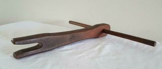 Antique Rope Bed Tightening Key Tool Vintage Wood Rope Bed Wrench Antique Tool