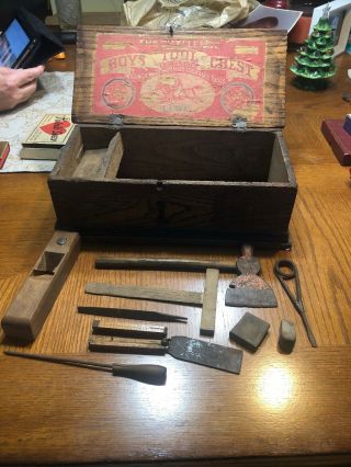 Early Boys Tool Box With 10 Tools