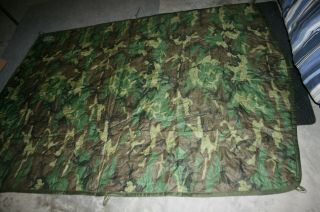 Military Poncho Liner 1989,  Woodland Camo