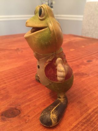 1948 ED MCCONNELL REMPEL MFG FROGGY THE GREMLIN RUBBER FROG SQUEAKY TOY 5 