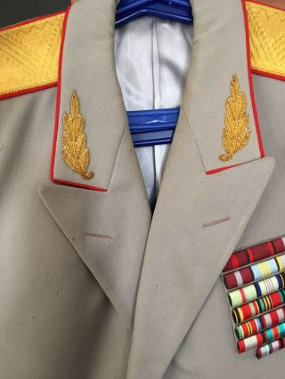 Soviet General Major USSR Parade Walking Uniform Tunic Rare 8