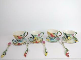Franz Porcelain Teacup Set Of 4.