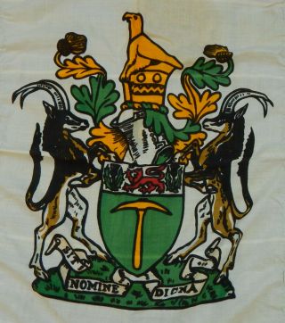 RARE & REAL 1960 - 1980 ' s RHODESIAN Flag UDI Rhodesia Independent BUSH WARS Period 3