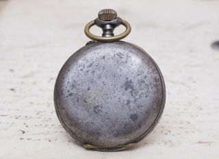 Antique Astronomical TRIPLE DATE & MOON PHASE Pocket Watch 4