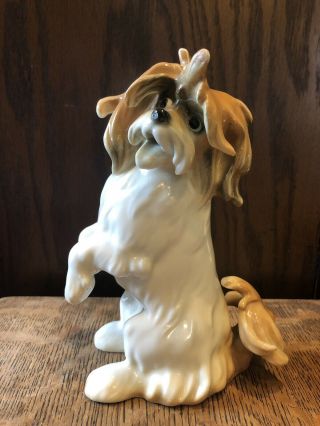 Ens Porcelain Scruffy Dog Figurine - German