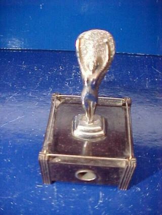 1930s Art Deco Style The Fan Dancer Silent Flame Table Lighter Base By Parker