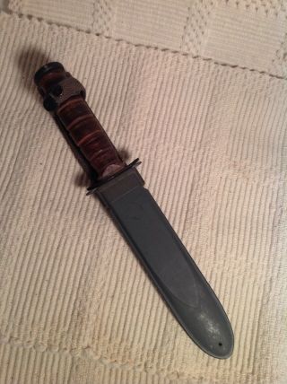 Us Navy Wwii Camillus Usn Mark 2 Fighting Knife Scabbard